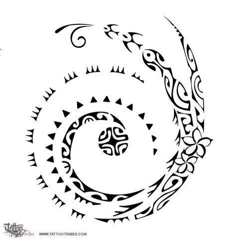 Koru sunmoon (All is possible) tattoo design thumbnail