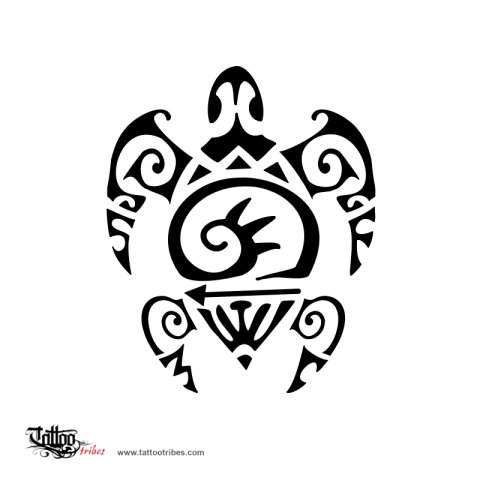 F+A+M+S turtle (Family) tattoo design thumbnail