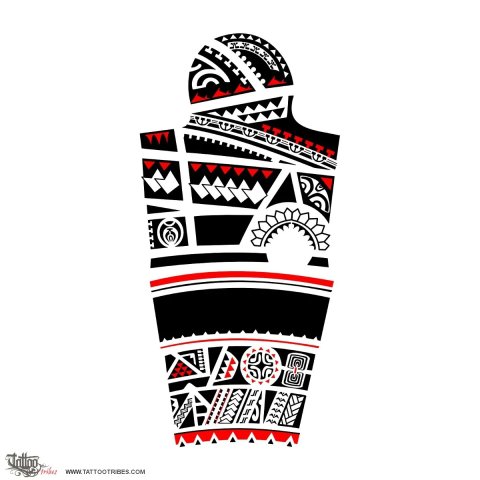 Marquesan sleeve (Coverup) tattoo design thumbnail