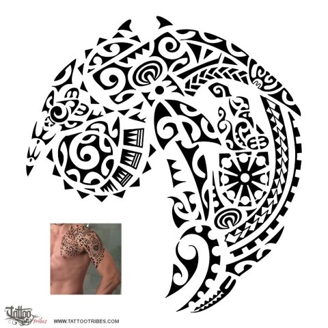 Puninga (Family, descent) tattoo design thumbnail