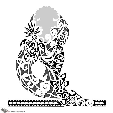 Kotahitanga (Unity) tattoo flash design thumbnail