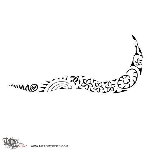 Waiata aroha (Love song) tattoo design thumbnail