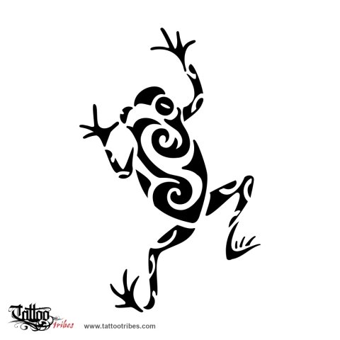 Frog (Healing, transformation) tattoo design thumbnail