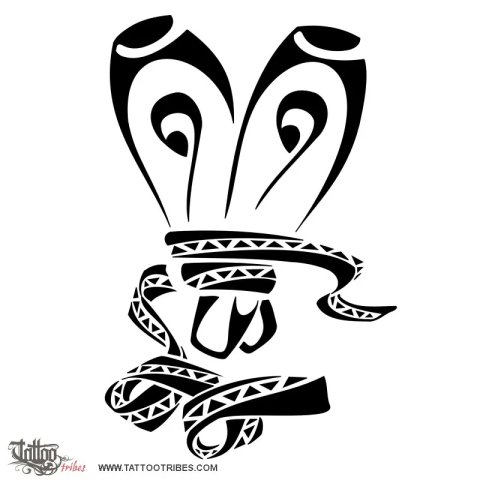 Ballet shoes (Dance, joy) tattoo design thumbnail