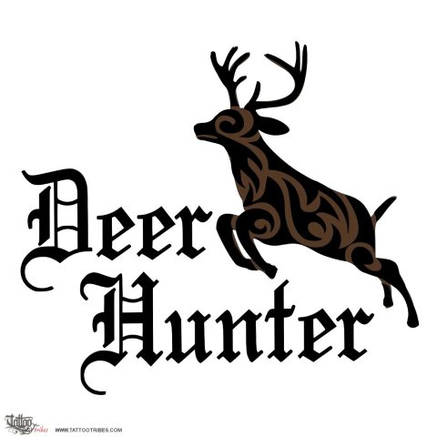 Deer Hunter (Requested by Bo) tattoo design thumbnail