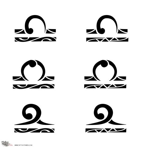 Libra (Zodiac sign) tattoo design thumbnail