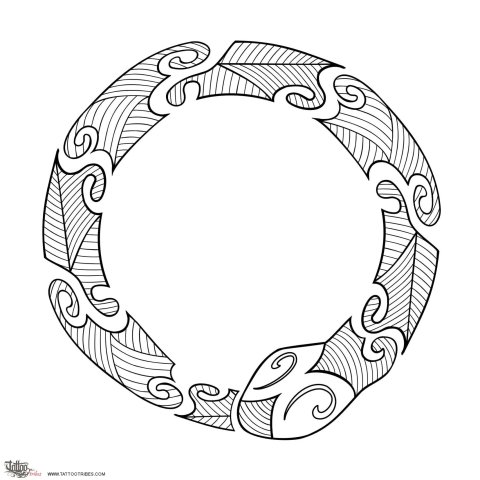 Ouroboros (Eternity) tattoo design thumbnail