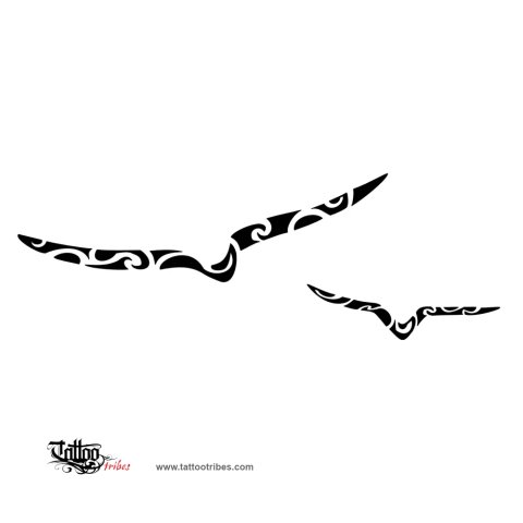 Seagulls (Freedom) tattoo design thumbnail