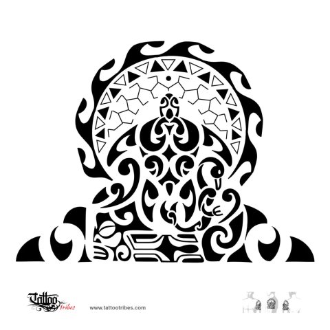 Hapara (Dawn) tattoo design thumbnail
