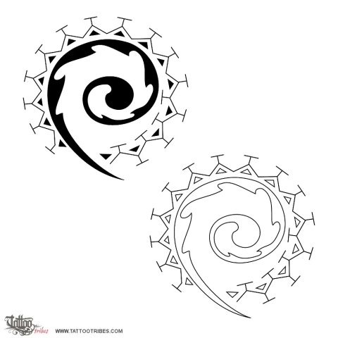 Whanau hou (New born) tattoo design thumbnail