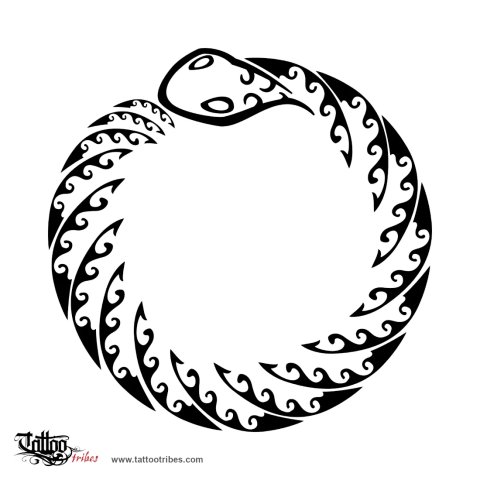 Ouroboros (Eternity) tattoo design thumbnail