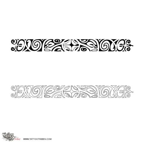 Protective wrist band (Protection and luck) tattoo design thumbnail