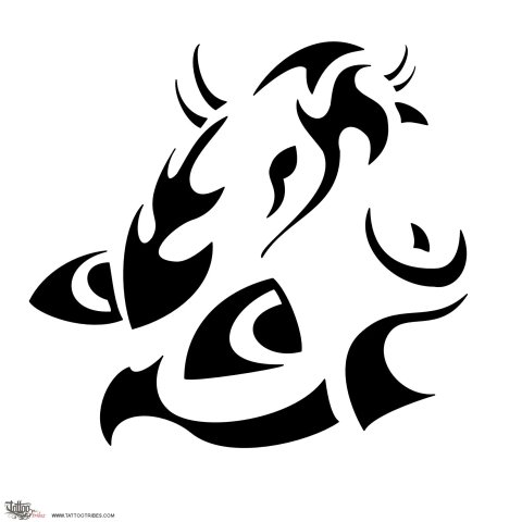 Mountain lion (Agility, power) tattoo design thumbnail
