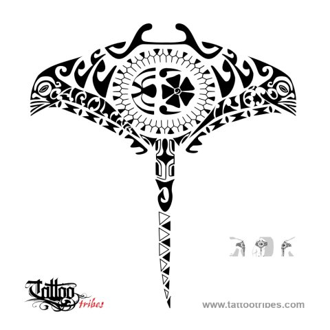 Tangata hi ika (Fisherman) tattoo design thumbnail