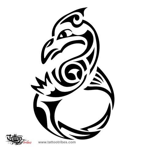 Te Manaia (Protection) tattoo design thumbnail