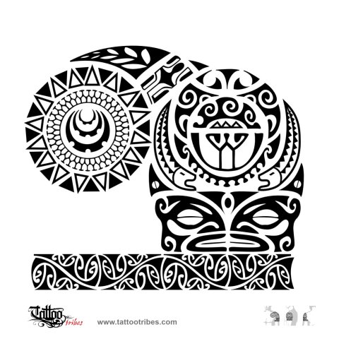 Kaha (Strength, power) tattoo design thumbnail