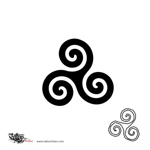 Triskell (Eternity) tattoo design thumbnail