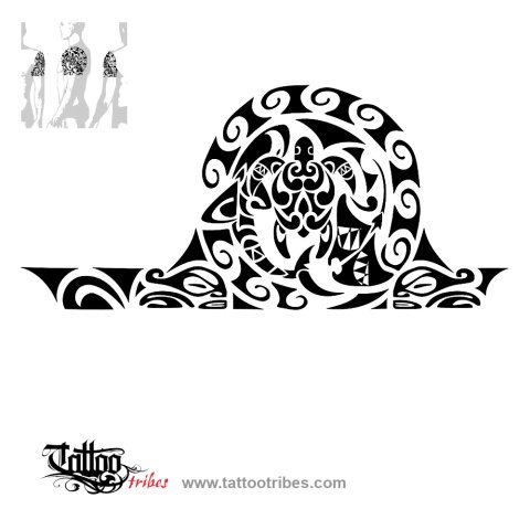 Water safe (Pacific heritage) tattoo design thumbnail