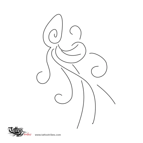Stylized octopus
