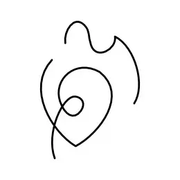 stylized minimalistic sea turtle tattoo