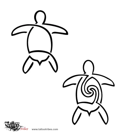 Stylized turtle