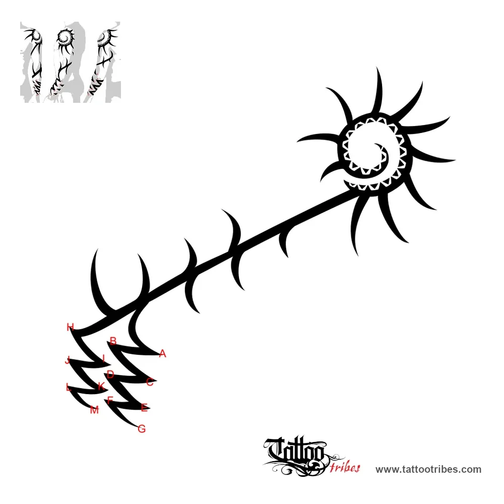 Tribal arm sleeve
