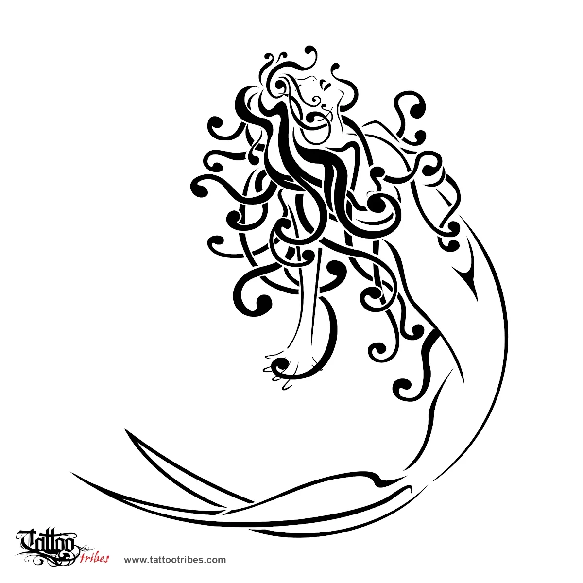 Tattoo image of Mermaid, Sensuality