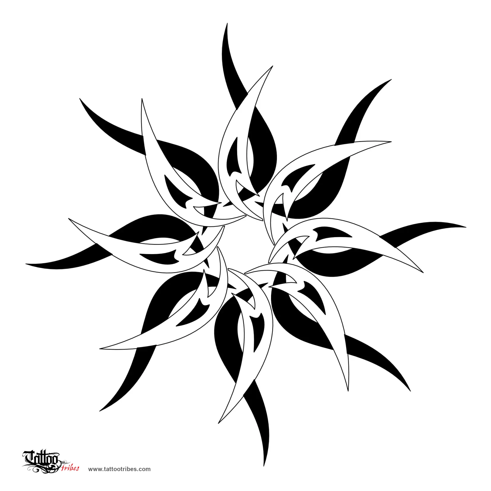 Tattoo image of Tribal sun, Strength, royalty