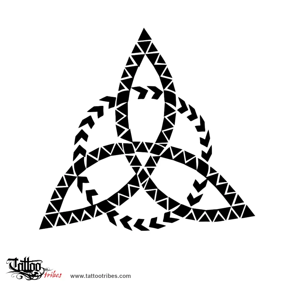Tattoo image of Tribal triquetra, Eternity