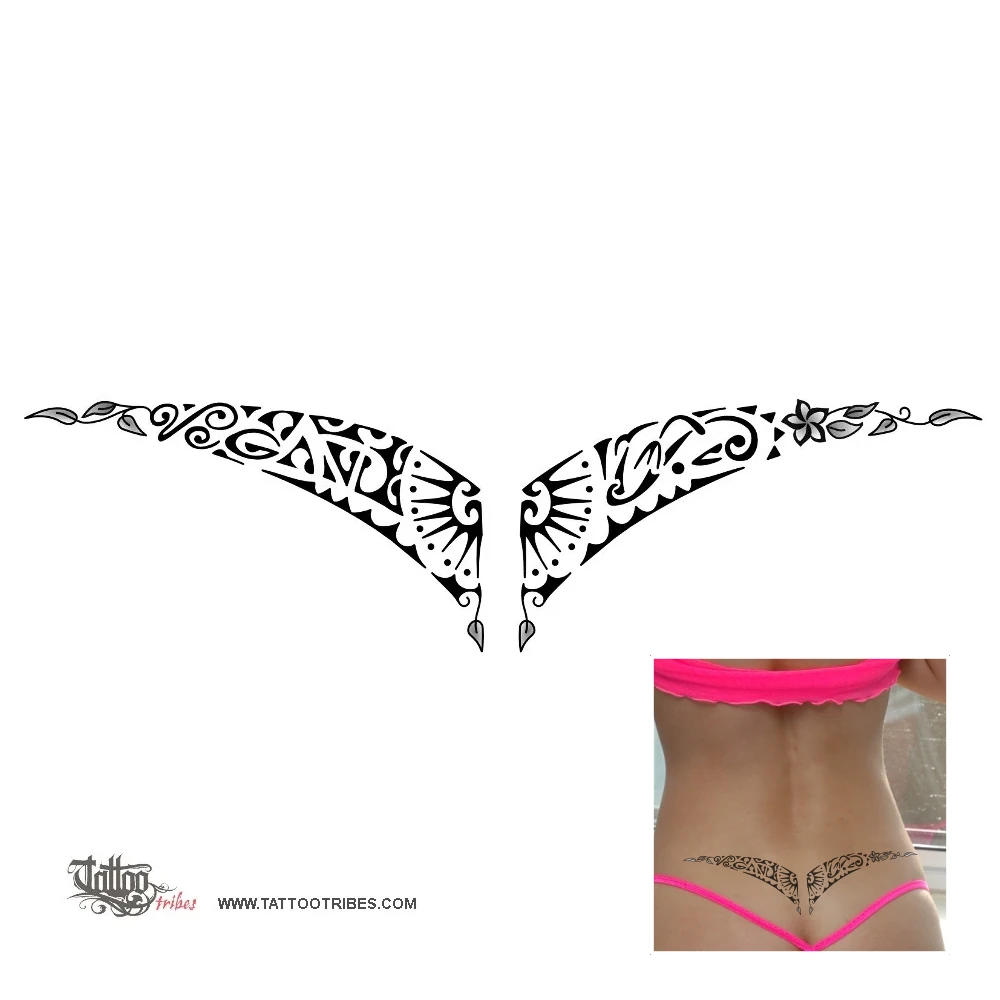 Tattoo image of Vegan, Lower back
