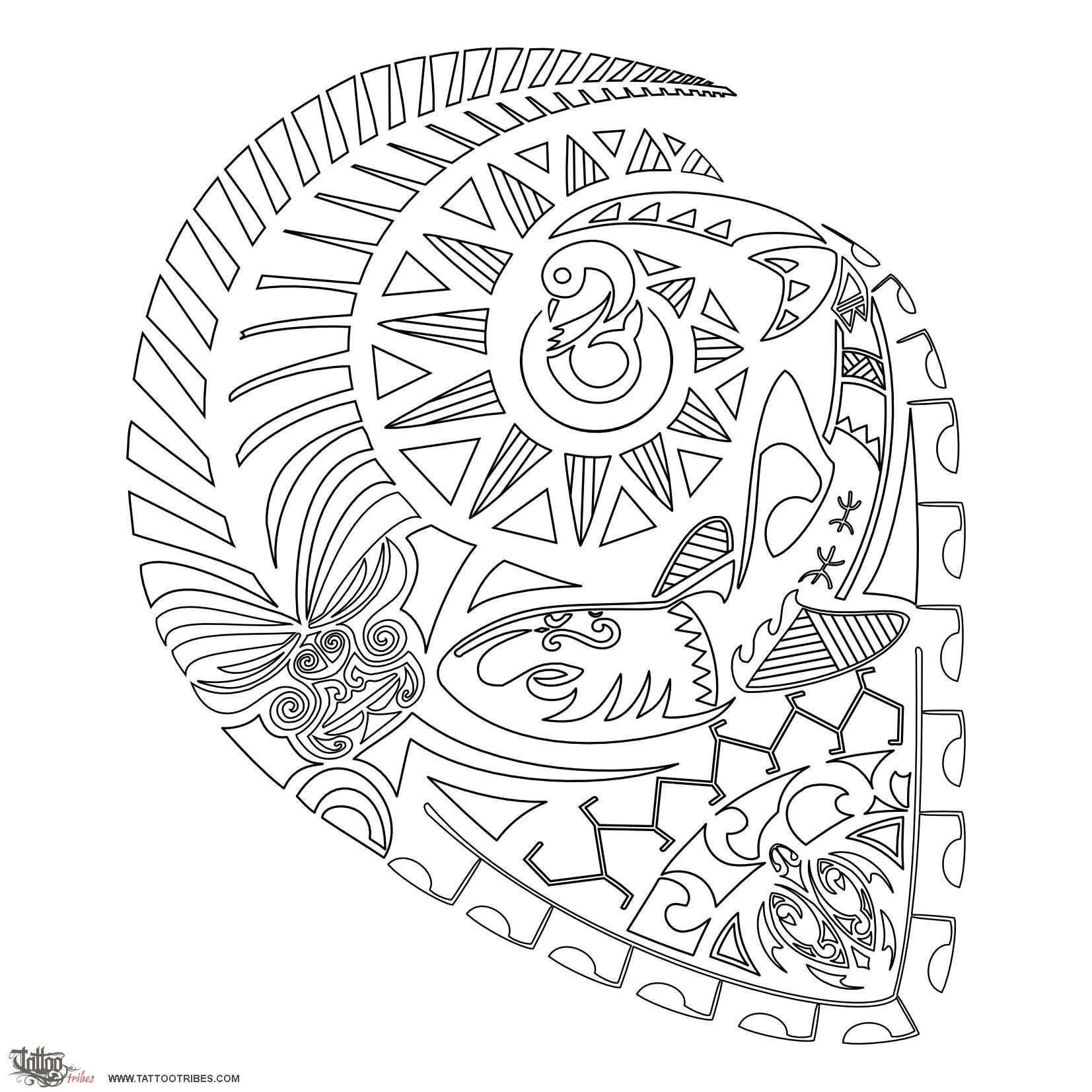 Stencil outline of Voyage