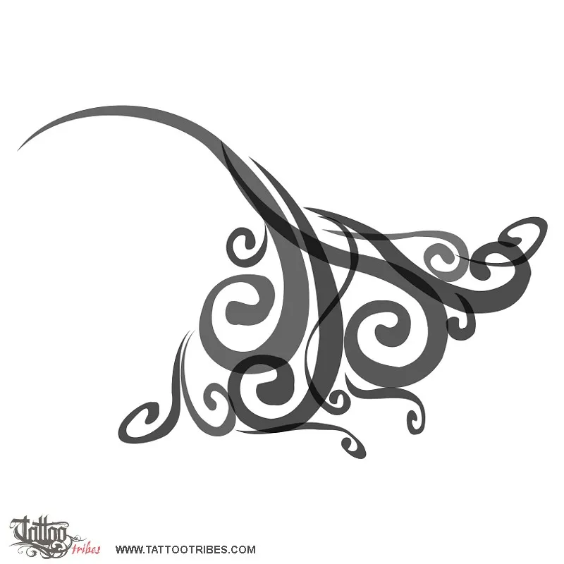 Tattoo image of Wind manta, Freedom