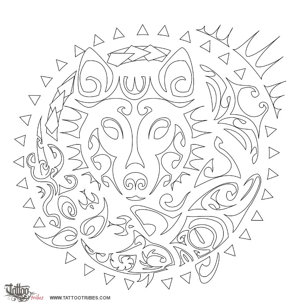 Stencil outline of Ra, Sun