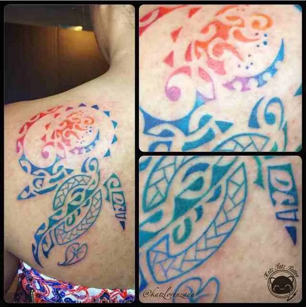 Real community tattoo placement: April - Haere