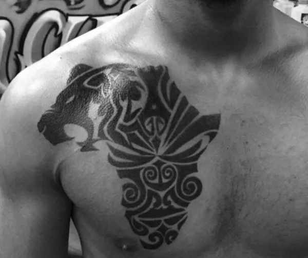 Real community tattoo placement: Guest - African dream