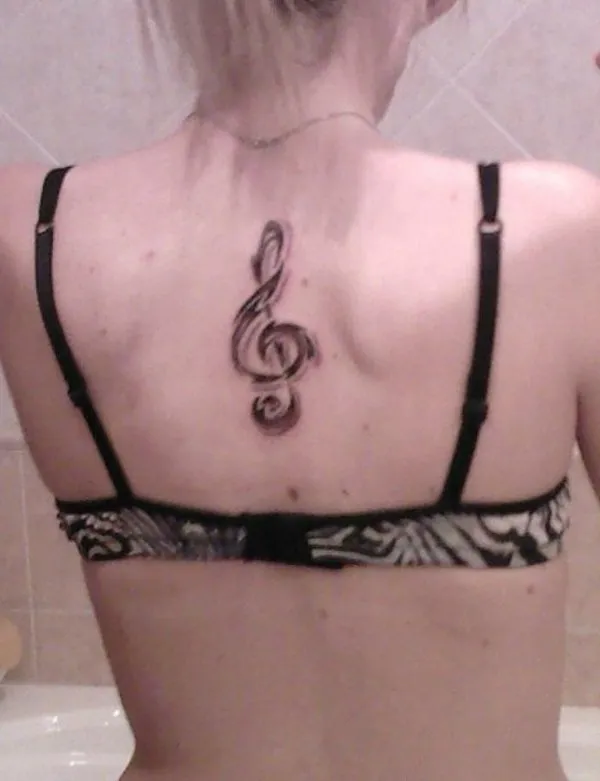 Real community tattoo placement: Alessandra - Tribal music
