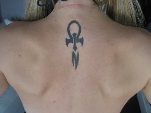 Real community tattoo placement: Aliki - ION Ankh