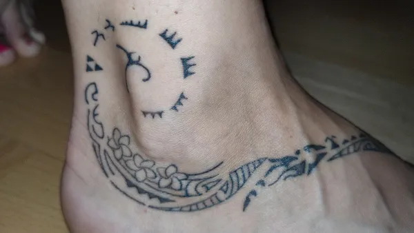 Real community tattoo placement: Alina - Aupuru