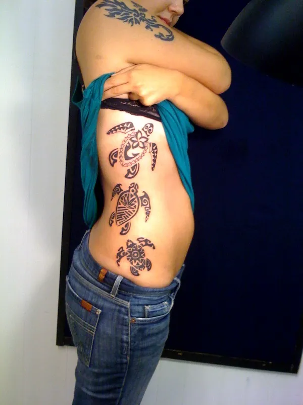 Real community tattoo placement: Amy - Whaiaro