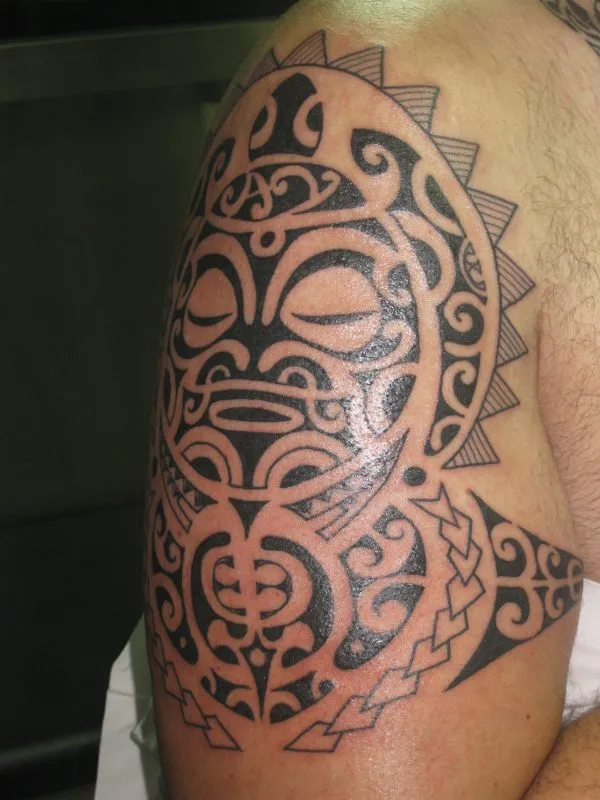 Real community tattoo placement: Andreas - Raupi