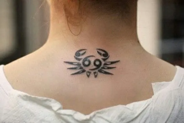Real community tattoo placement: Ania - Crab