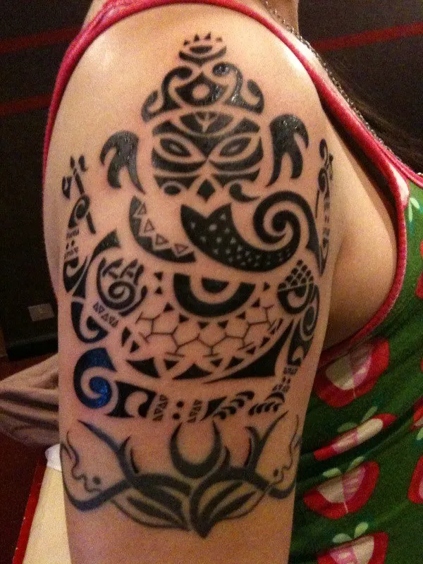 Real community tattoo placement: Anne - Ganesha