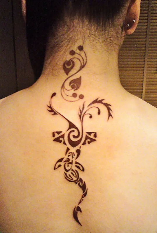 Real community tattoo placement: Anne - Manawa