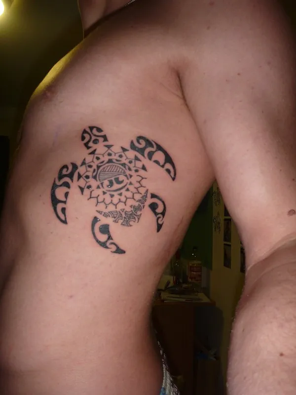 Real community tattoo placement: Ben - Pumahara