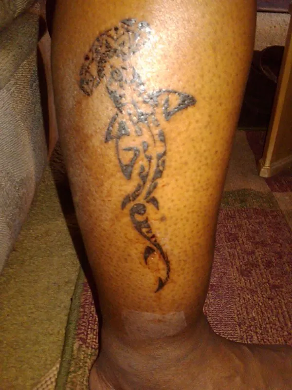 Real community tattoo placement: Brian - Mangopare