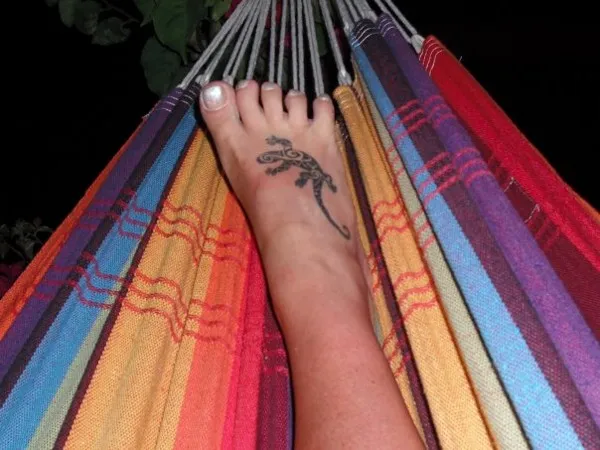 Real community tattoo placement: Bronwen - Lizard