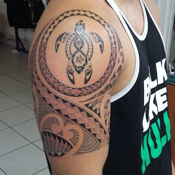 Real community tattoo placement: Calvin - Hui