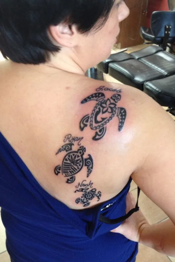 Real community tattoo placement: Candy - Whaiaro