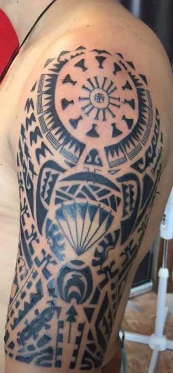 Real community tattoo placement: Carlos - Puakai