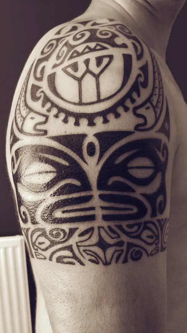 Real community tattoo placement: Charif - Kaha
